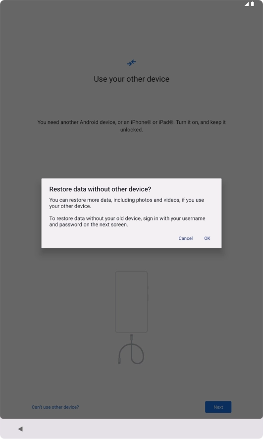 Press OK.