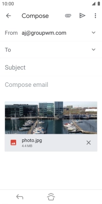Press the field next to 
