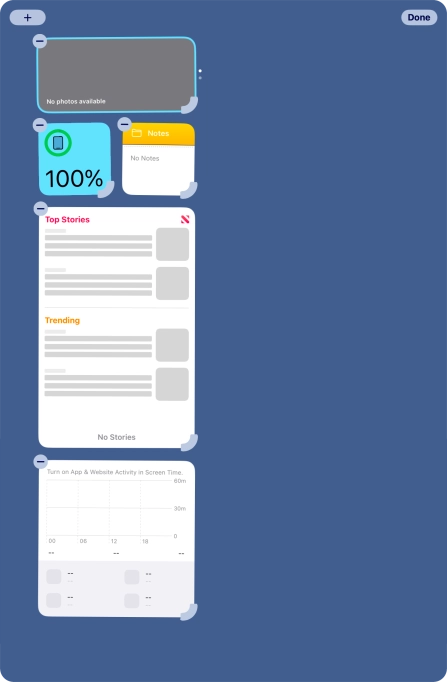 Press the add icon.