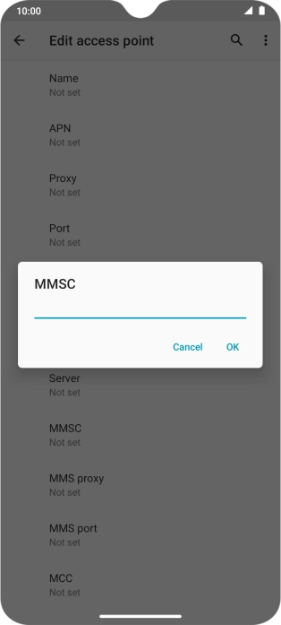 Key in http://mms.vodafone.co.uk/servlets/mms and press OK.