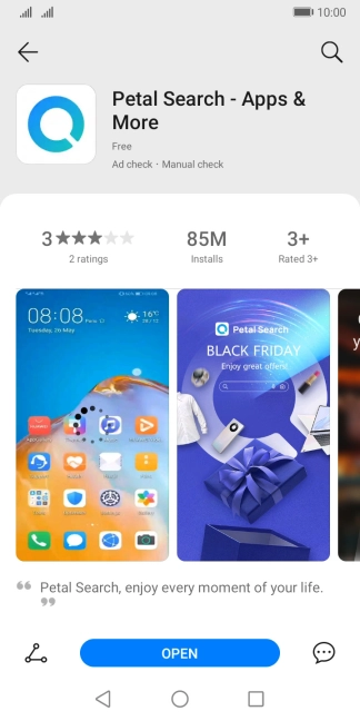 If you can't find the required app in Huawei AppGallery, you can also try finding the app using Petal Search.