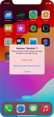 Press Delete App.