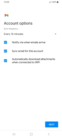 Press the drop down list below 