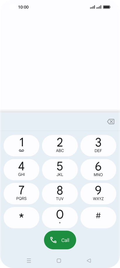 Press the Home key to return to the home screen.
