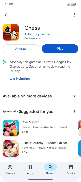 Slide your finger upwards starting from the bottom of the screen to return to the home screen.