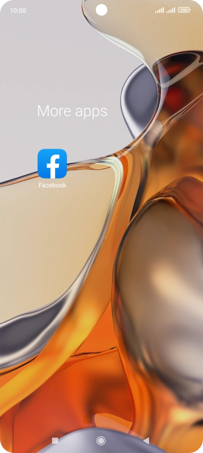 Press Facebook.