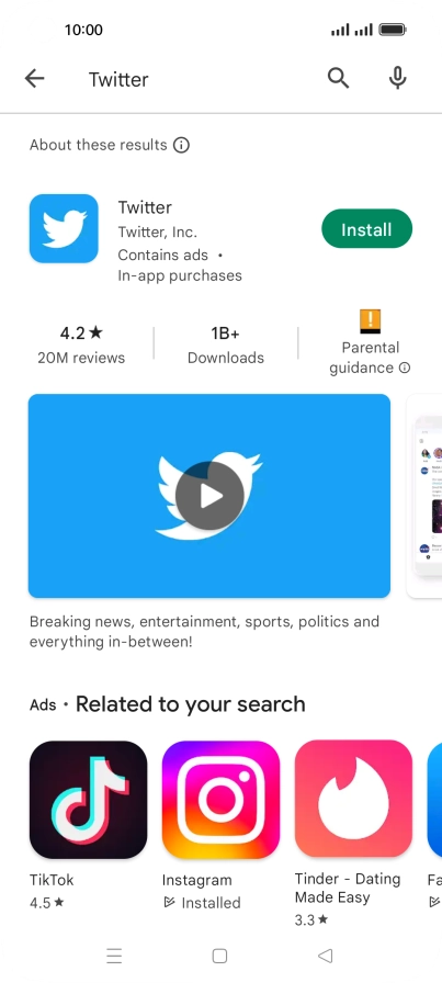 Press Twitter.