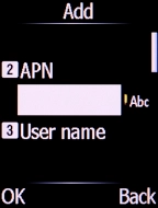 Select the field below 