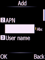 Select the field below 