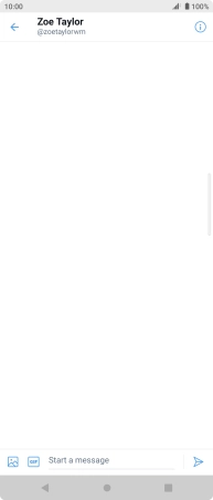 Press the text input field.