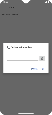 Key in +447836121121 and press OK.