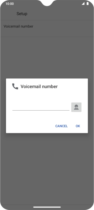 Key in +447836121121 and press OK.