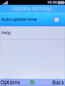 Select Auto update time.
