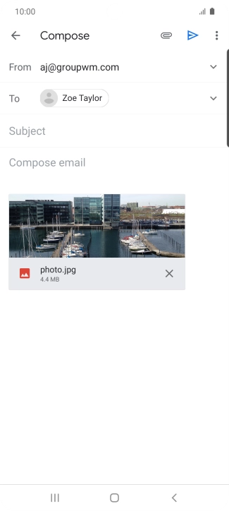 Press Subject and key in the required subject.