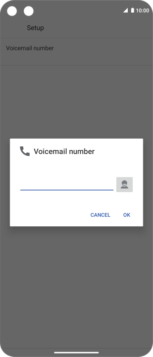Key in +447836121121 and press OK.