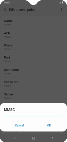 Key in http://mms.vodafone.co.uk/servlets/mms and press OK.