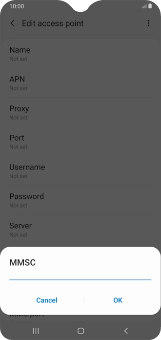 Key in http://mms.vodafone.co.uk/servlets/mms and press OK.