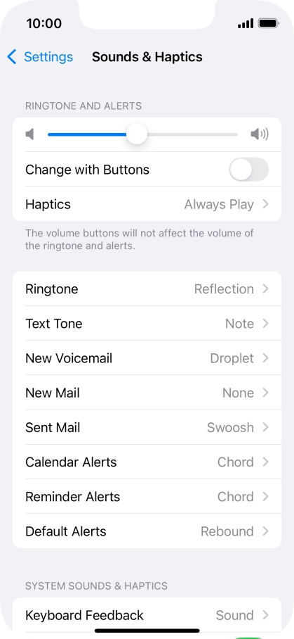 Press Ringtone.