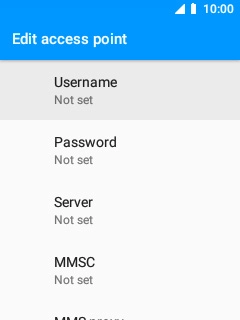 Select Username.