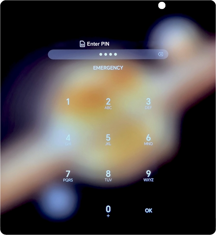 Key in a new four-digit PIN and press OK.