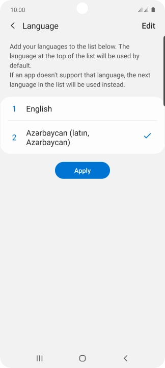 Press Apply.