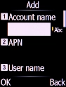 Select the field below 