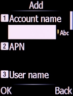 Select the field below 