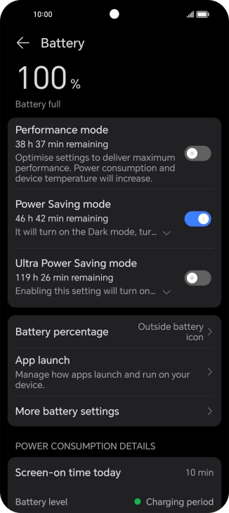 Slide your finger upwards starting from the bottom of the screen to return to the home screen.