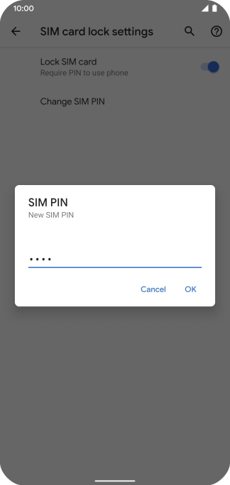 If an incorrect PIN is entered three times in a row, your SIM will be blocked. To unblock your SIM, you'll need to key in your PUK. You can get the PUK by calling customer services on 191 from a Vodafone mobile phone. If you're using a land line, you need to dial 03333 040 191. Please note: If you key in the wrong PUK ten times in a row, your SIM will be blocked permanently. In this case, you need a new SIM from Vodafone.Key in a new four-digit PIN and press OK.