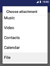 Select File and go to the required folder.
