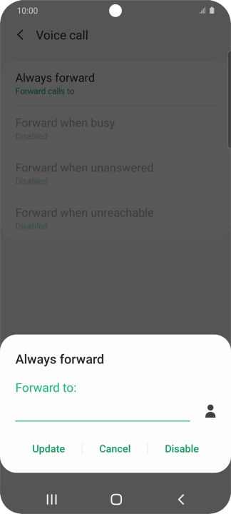Press Disable.