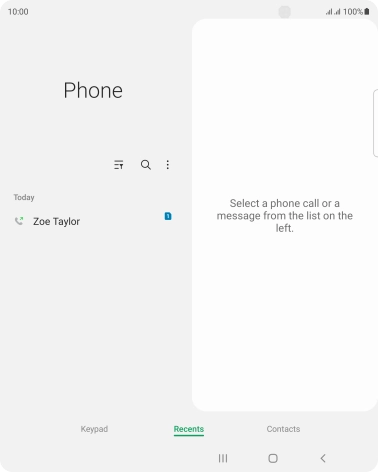 Press the required number.