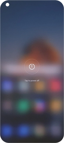 Press Tap to power off.