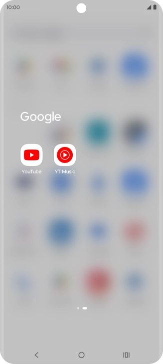 Press YT Music.