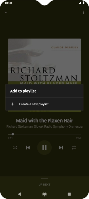 Press Create a new playlist.