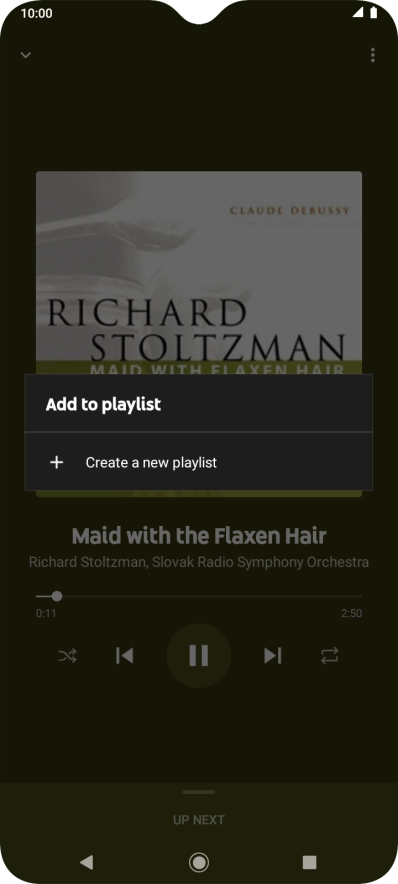 Press Create a new playlist.
