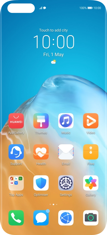 The text/picture message icon shows that you've received a new text or picture message.