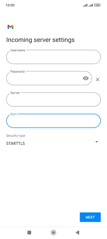 Press the drop down list below 