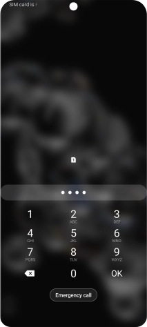 Key in the new PIN again and press OK.