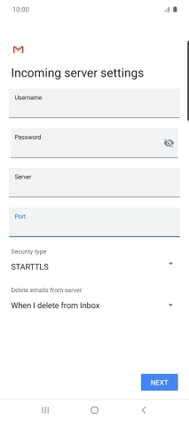 Press the drop down list below 