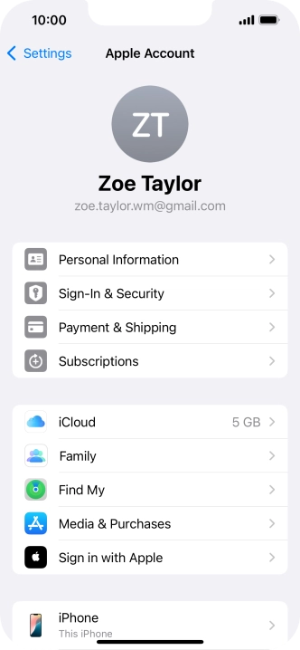 Slide your finger upwards starting from the bottom of the screen to return to the home screen.