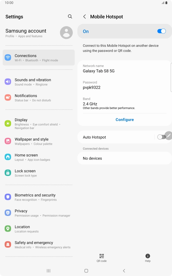 Press the Home key to return to the home screen.