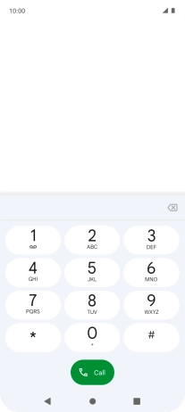 Press the Home key to return to the home screen.
