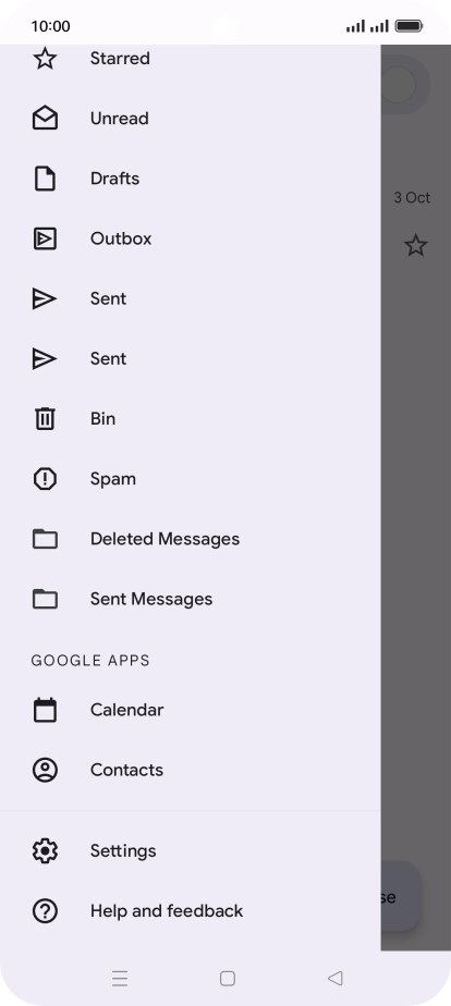 Press Settings.
