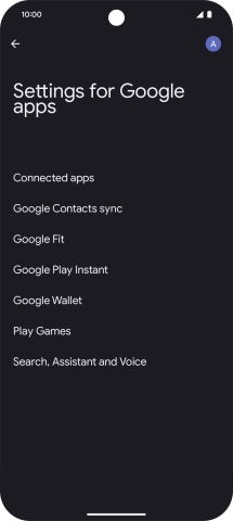 Press Search, Assistant and Voice.
