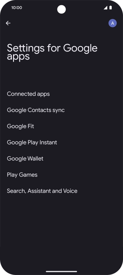 Press Search, Assistant and Voice.
