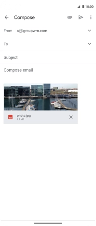 Press the field next to 