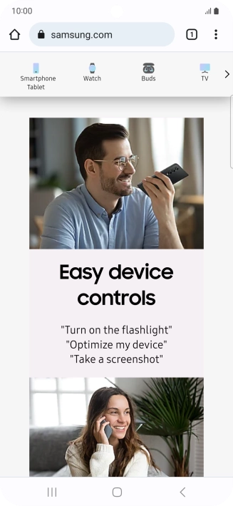 Press the Home key to return to the home screen.