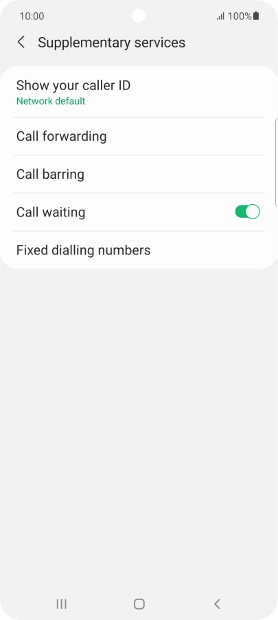 Press Fixed dialling numbers.