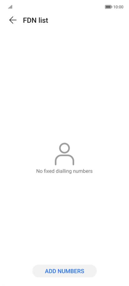 Press ADD NUMBERS.